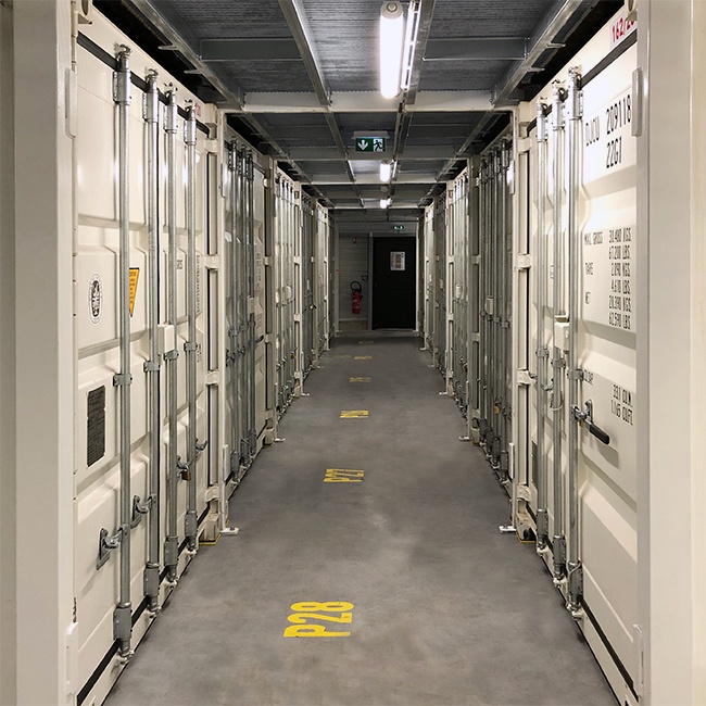 allée container stockage entrepôt abilbox