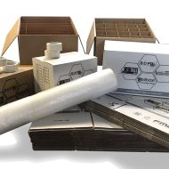 Emballages abilbox : carton, bulle, scotch, barel