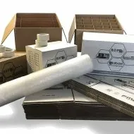 Emballages abilbox : carton, bulle, scotch, barel